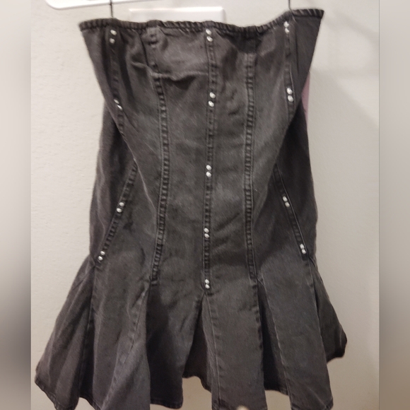 NWT Wild Fable Strapless Black Dress - Picture 3 of 5